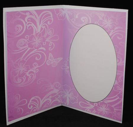 Lilac Floral Butterfly Insert 2 by Yvonne Middleton