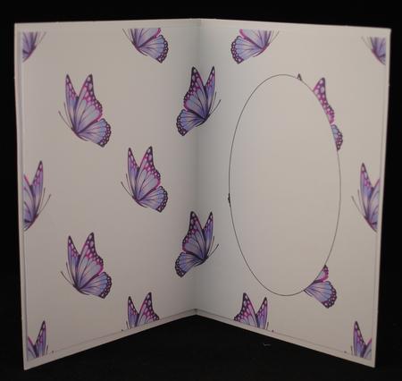 Butterfly Purple Insert by Yvonne Middleton