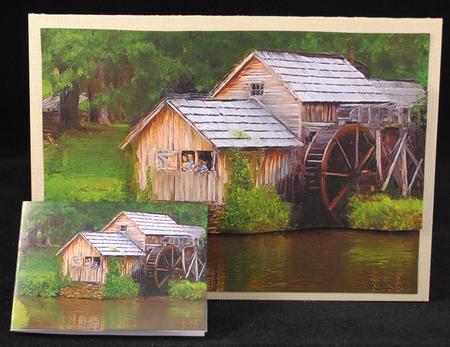 Mill Background by Yvonne Middleton