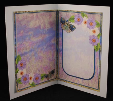 Bluebells, Dahlias & Butterflies Insert by Yvonne Middleton