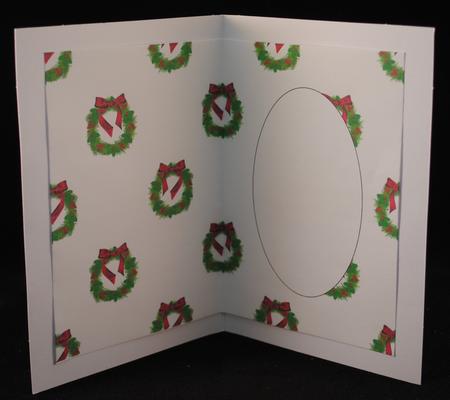 Christmas Wreath Insert 1 by Yvonne Middleton