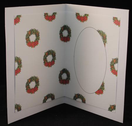 Christmas Wreath Insert 2 by Yvonne Middleton