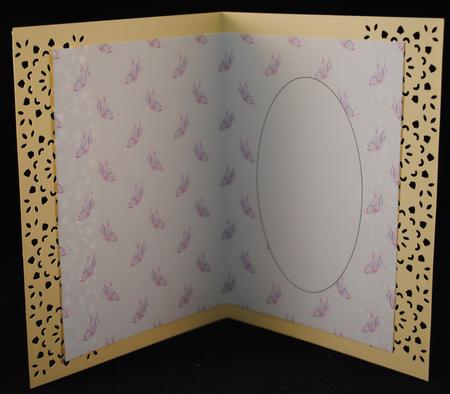 Butterfly Pink Mauve Insert by Yvonne Middleton