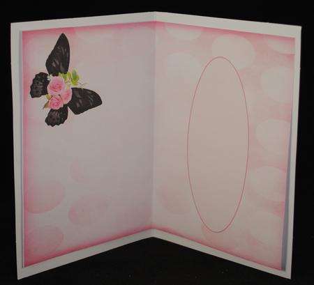 Flowers Butterfly Insert by Yvonne Middleton