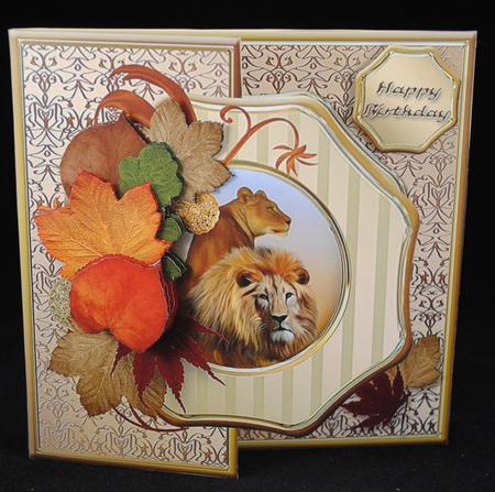 Offset Wavy Octagon Mini Kit - Lion Family by Yvonne Middleton