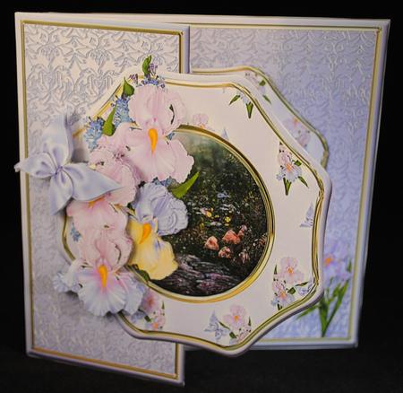 Offset Wavy Octagon Mini Kit - Fantasy Irises by Yvonne Middleton