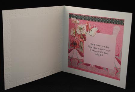 Perfume and Poppies Insert by Yvonne Middleton