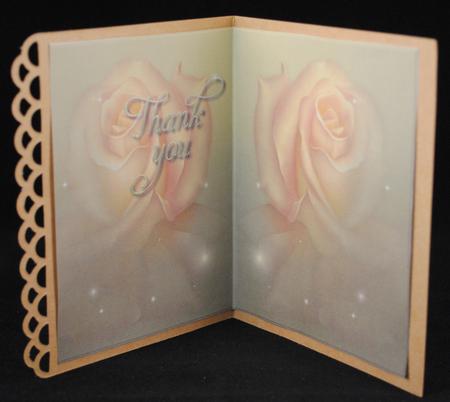 Thank You Yellow Roses Insert by Yvonne Middleton