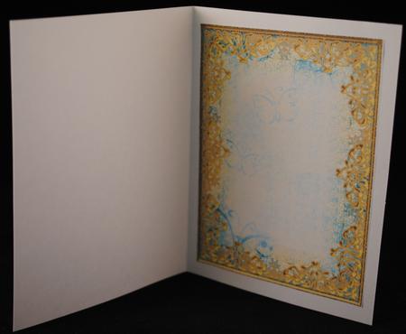 Blank Rectangle Insert with Washed Effect 11 by Yvonne Middleton