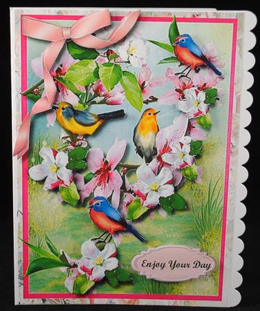 Beautiful Birds in the Blossom  by Yvonne Middleton