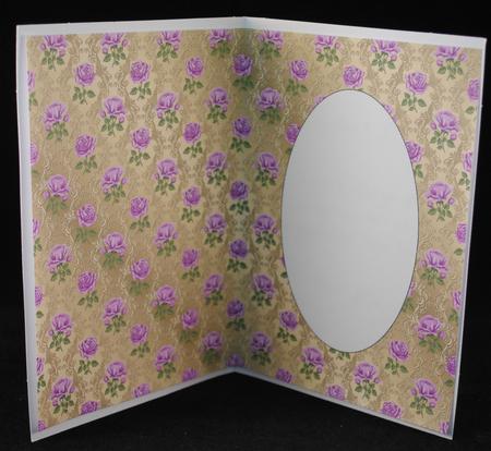 Vintage Roses Mauve Insert by Yvonne Middleton