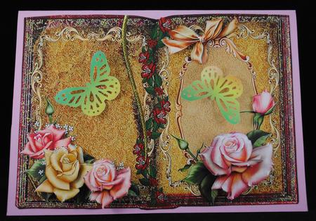 Aged Book and Roses Mini Kit by Yvonne Middleton