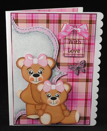 Cute Teddies Birthday Girl by Yvonne Middleton