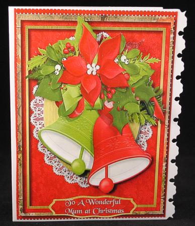 A5 to a Wonderful Mum at Christmas by Yvonne Middleton