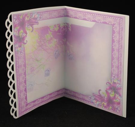 Deep Purple Lilies Water Jug - Insert by Yvonne Middleton