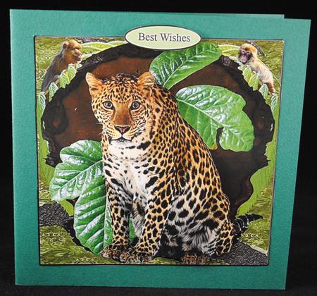 Wild One Jungle Topper with Decoupage by Yvonne Middleton