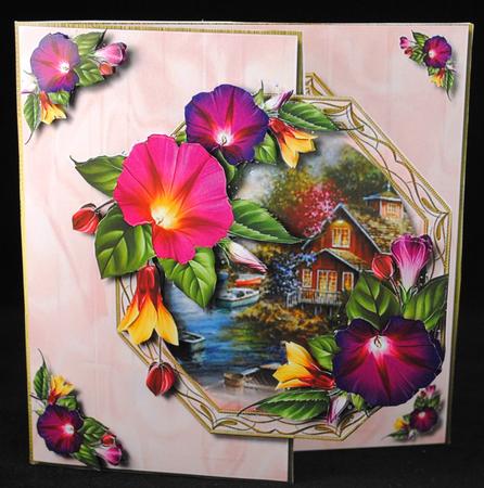 8x8 Octagonal Mini Kit Lovely Summer Scene  by Yvonne Middleton