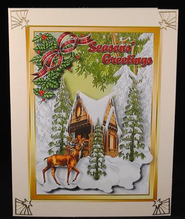 A5 Lovely Christmas Lo0dge in the Hills by Yvonne Middleton