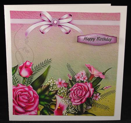 Roses and Ribbon by Yvonne Middleton