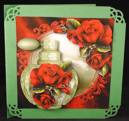 Gorgeous Perfume Bottle - the Scent of Red Roses by Yvonne Middleton