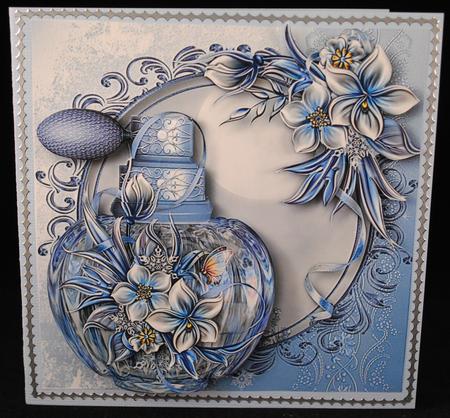 Gorgeous Perfume Bottle - the Scent of Wynter Flowers by Yvonne Middleton