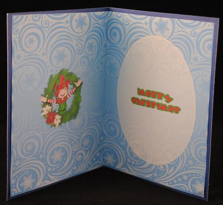 Merry Christmas Elf Insert 2 by Yvonne Middleton