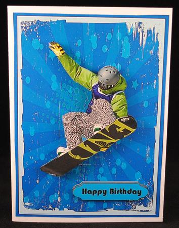 Snowboarding Fun by Yvonne Middleton