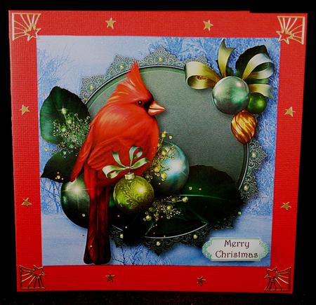 Red Cardinal Christmas by Yvonne Middleton