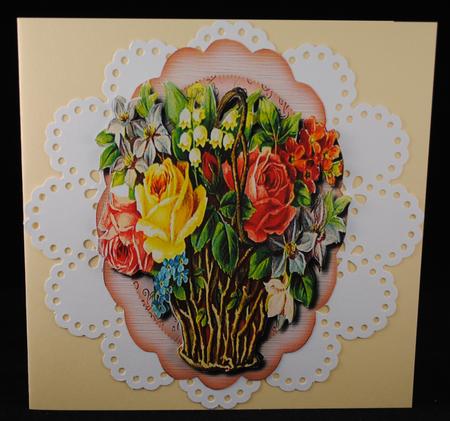 Beautiful Basket of Mixed Flowers  by Yvonne Middleton