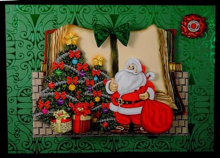 Christmas Book Santas Presents Mini Kit by Yvonne Middleton