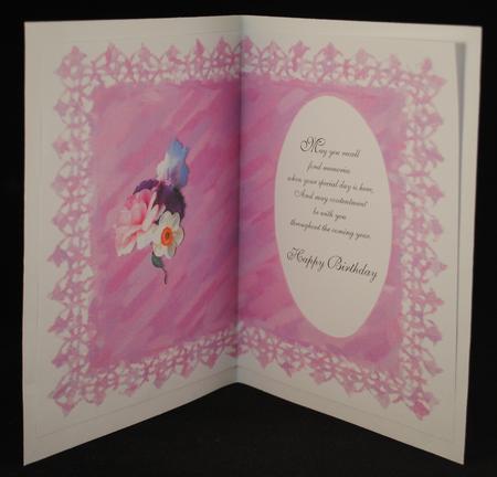 Spring Flowers Insert by Yvonne Middleton