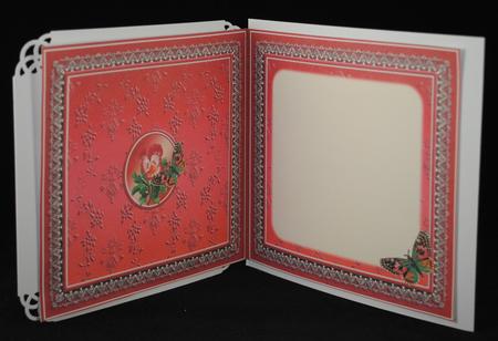 Beautiful Red Pansy Insert by Yvonne Middleton