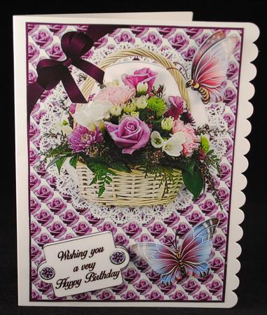A Basket of Flowers by Yvonne Middleton