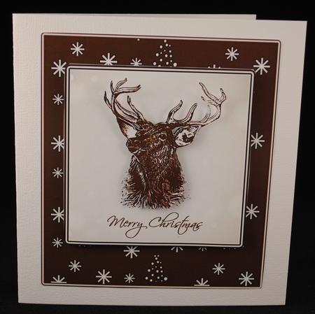 Merry Christmas Reindeer by Yvonne Middleton
