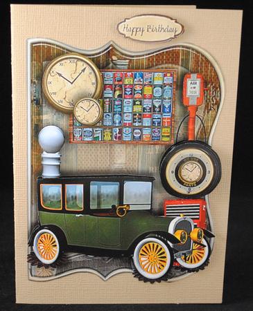 Collectibles Time Male Card by Yvonne Middleton