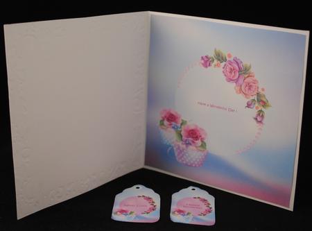 Floral Cupcake Insert by Yvonne Middleton