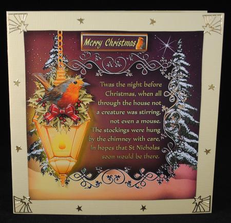 Bobbin Robin Christmas Mini Card Kit by Yvonne Middleton