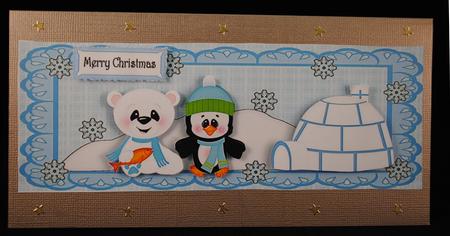 Penguin & Polar Bear Boy Dl by Yvonne Middleton