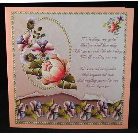 Pearly Birthday Topper by Yvonne Middleton