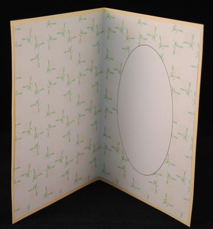 Floral Cream Green Insert by Yvonne Middleton