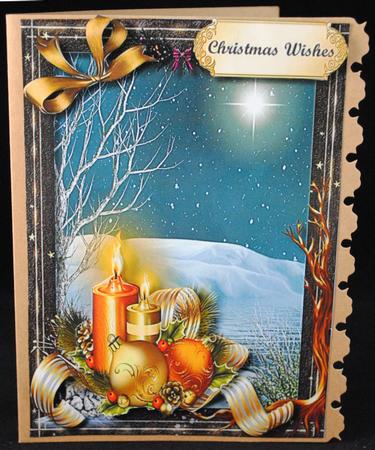 Beautiful Candles in the Moonlight by Yvonne Middleton