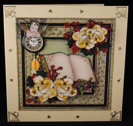 Mini Kit Christmas Book & Roses by Yvonne Middleton