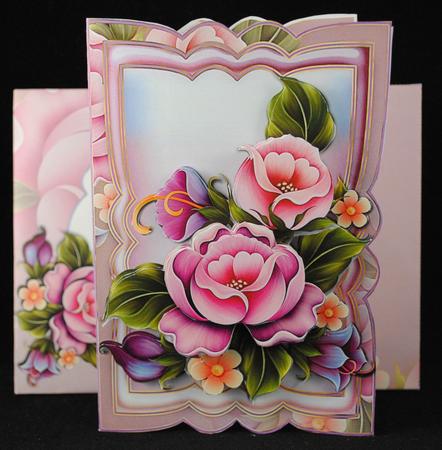 Enchanted Flowers Scalloped Card Kit by Yvonne Middleton