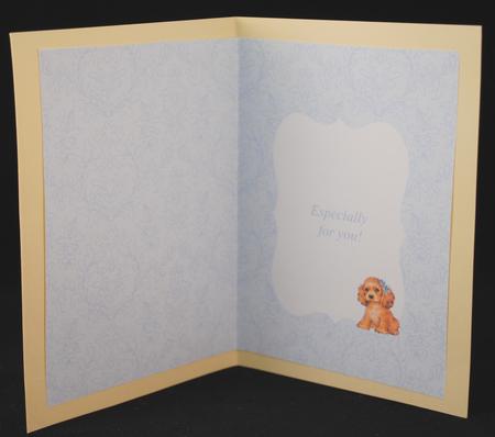Cute Puppy Insert by Yvonne Middleton