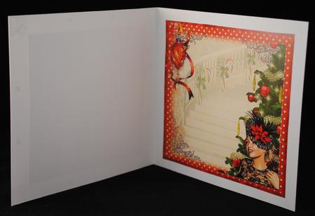Retro Christmas Insert by Yvonne Middleton
