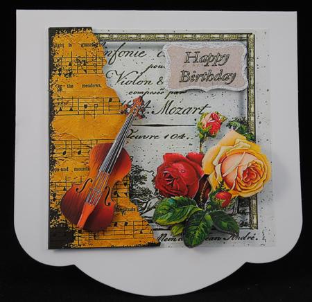 Violins and Roses Anniversary/birthday Mini Kit by Yvonne Middleton