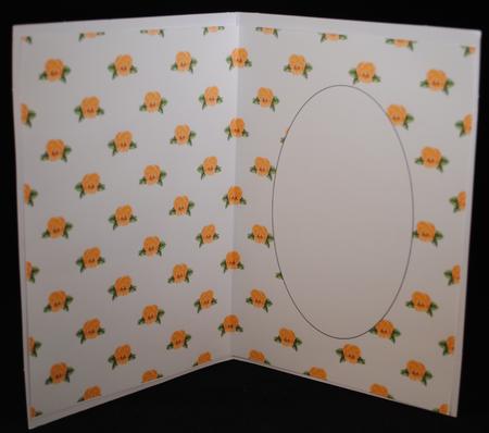 Pansies Orange Insert by Yvonne Middleton
