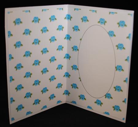 Pansies Blue Insert by Yvonne Middleton