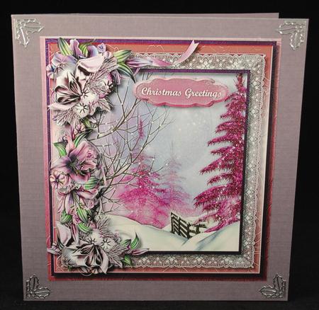 Beautiful 8x8 App Winter Scene  by Yvonne Middleton