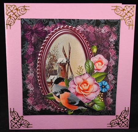 Country Life Topper with Decoupage by Yvonne Middleton